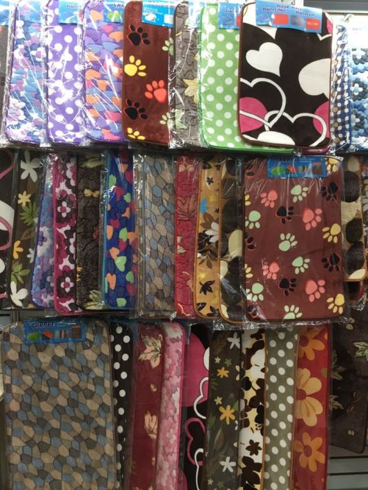50*80cm coral plush floor mat flannel floor mat door mat water absorption non-slip mat bedside mat
