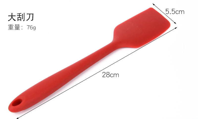 Silicone Spatula Scraper Spoon Salad Spoon Set Solid Color Creative Kitchen Tools Cooking Kitchenware Kit Silicone Spatula Scraper Spoon Salad Spoon Set Solid Color Creative Kitchen Tools Cooking Kitchenware Kit