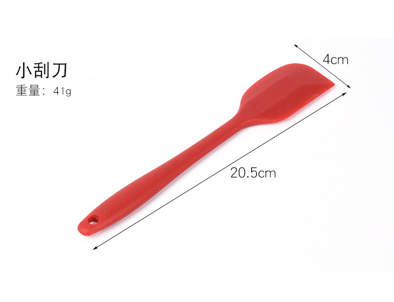 Silicone Spatula Scraper Spoon Salad Spoon Set Solid Color Creative Kitchen Tools Cooking Kitchenware Kit Silicone Spatula Scraper Spoon Salad Spoon Set Solid Color Creative Kitchen Tools Cooking Kitchenware Kit