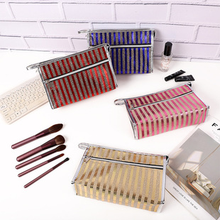 Korean-Style Portable Diamond Plaid Luminous Cosmetic Bag Travel Storage Bag Square Geometric Colorful Cosmetic Case Banquet Cosmetic Bag Korean-Style Portable Diamond Plaid Luminous Cosmetic Bag Travel Storage Bag Square Geometric Colorful Cosmetic Case Banquet Cosmetic Bag