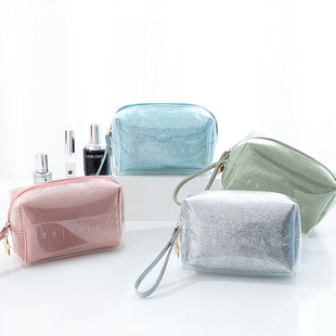 Korean-Style Portable Diamond Plaid Luminous Cosmetic Bag Travel Storage Bag Square Geometric Colorful Cosmetic Case Banquet Cosmetic Bag Korean-Style Portable Diamond Plaid Luminous Cosmetic Bag Travel Storage Bag Square Geometric Colorful Cosmetic Case Banquet Cosmetic Bag