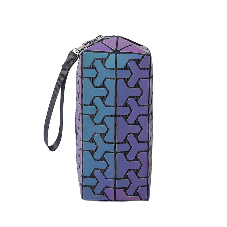 Korean-Style Portable Diamond Plaid Luminous Cosmetic Bag Travel Storage Bag Square Geometric Colorful Cosmetic Case Banquet Cosmetic Bag Korean-Style Portable Diamond Plaid Luminous Cosmetic Bag Travel Storage Bag Square Geometric Colorful Cosmetic Case Banquet Cosmetic Bag