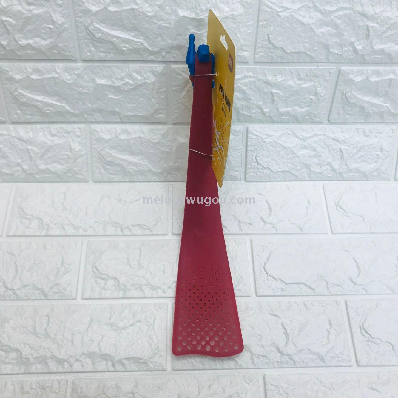 Pan man, superman spatula, magnet spatula, high temperature non-stick nylon spatula, kitchen utensils leaky spoon