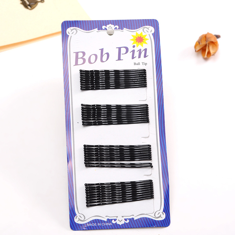 Black Wholesale Blue Card Yellow Card Updo Hair Accessories Straight Wave Steel Wire Hairpin 2 Yuan Store Supply Black Wholesale Blue Card Yellow Card Updo Hair Accessories Straight Wave Steel Wire Hairpin 2 Yuan Store Supply