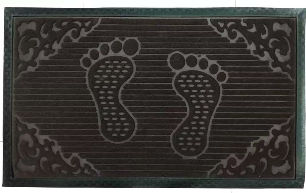Door mat non-slip mat foreign trade mat home mat with edge embossed mat