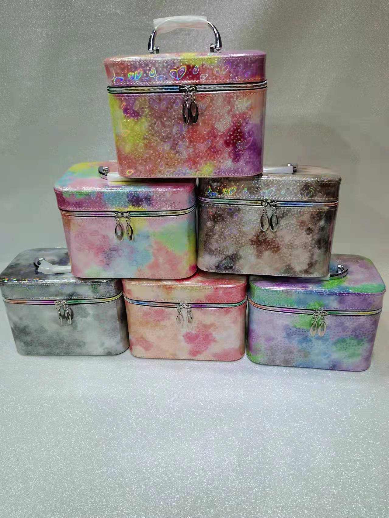 New Products in Stock Cosmetic Case Three-Piece Pu Cosmetic Bag Portable Large Capacity Storage Bag Cosmetic Cosmetic New Products in Stock Cosmetic Case Three-Piece Pu Cosmetic Bag Portable Large Capacity Storage Bag Cosmetic Cosmetic