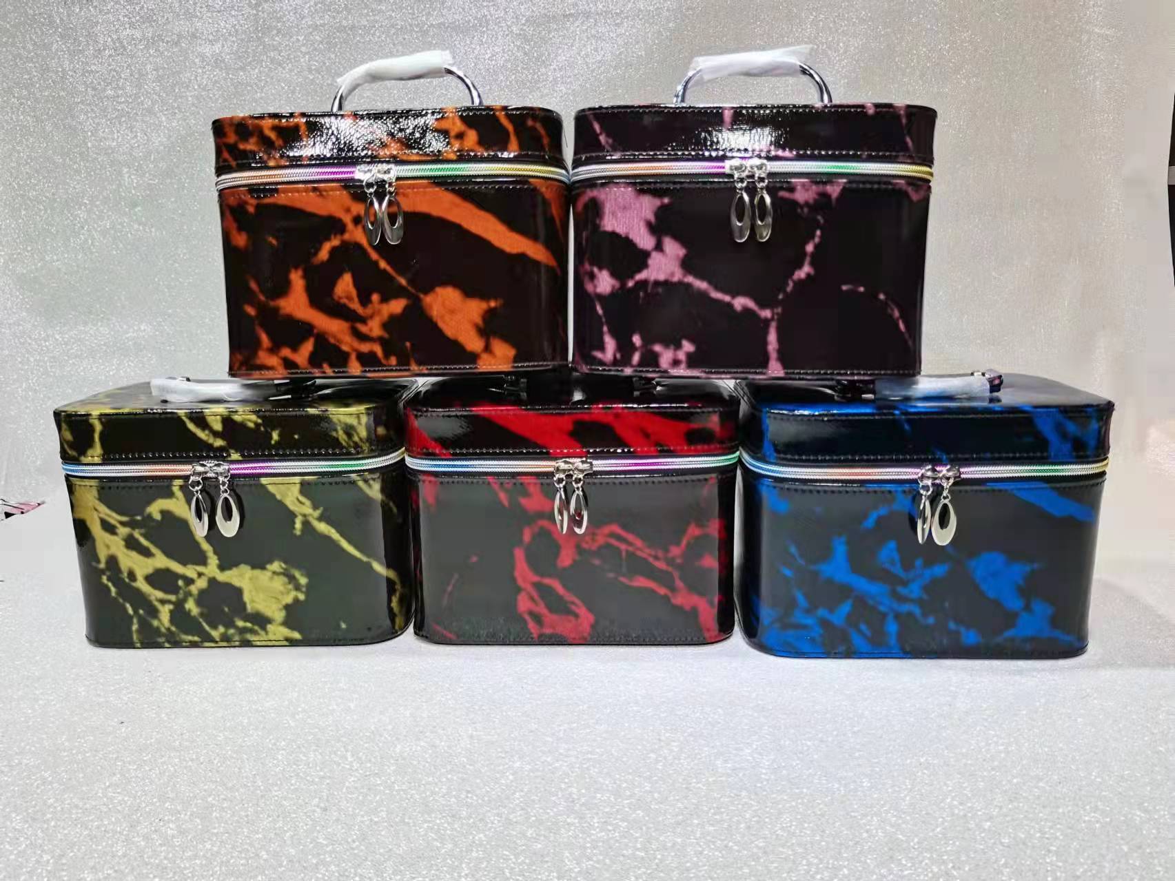 New Products in Stock Cosmetic Case Three-Piece Pu Cosmetic Bag Portable Large Capacity Storage Bag Cosmetic Cosmetic New Products in Stock Cosmetic Case Three-Piece Pu Cosmetic Bag Portable Large Capacity Storage Bag Cosmetic Cosmetic