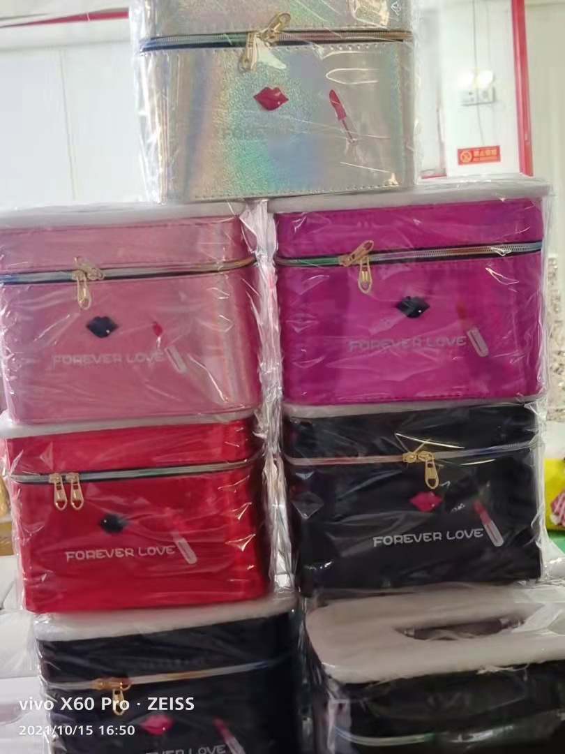 New Products in Stock Cosmetic Case Three-Piece Pu Cosmetic Bag Portable Large Capacity Storage Bag Cosmetic Cosmetic New Products in Stock Cosmetic Case Three-Piece Pu Cosmetic Bag Portable Large Capacity Storage Bag Cosmetic Cosmetic