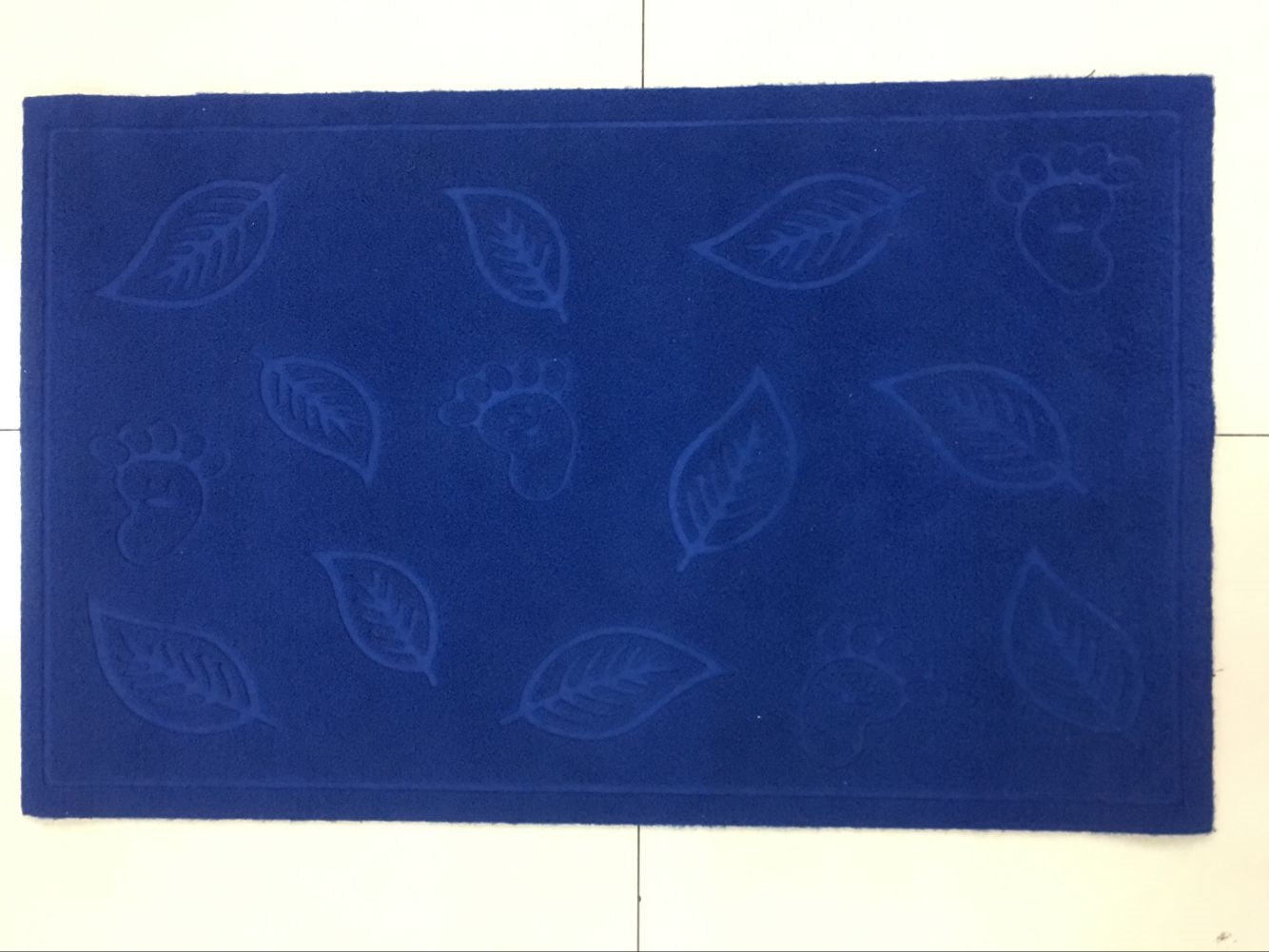 48by78cm PVC velvety embossed mat absorbent non-slip mat outdoor mat foot mat door mat