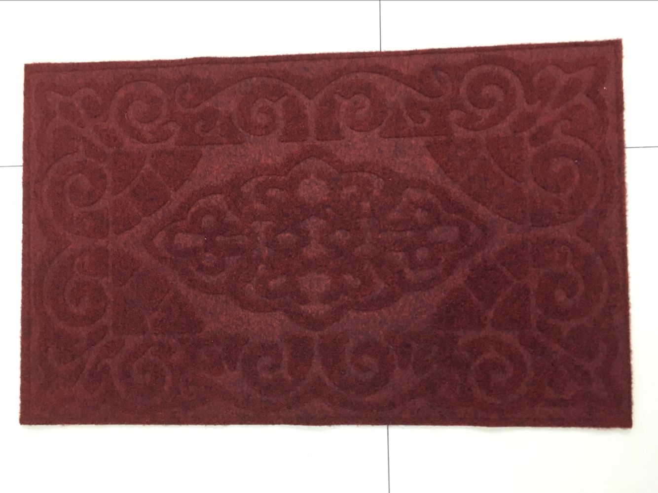 48by78cm PVC velvety embossed mat absorbent non-slip mat outdoor mat foot mat door mat