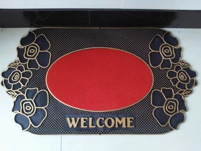 Rubber welcome mat PVC foot mat rubber mat non-slip mat entry mat non-slip floor mat