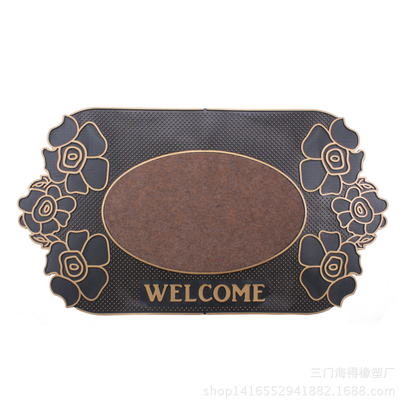 Rubber welcome mat PVC foot mat rubber mat non-slip mat entry mat non-slip floor mat
