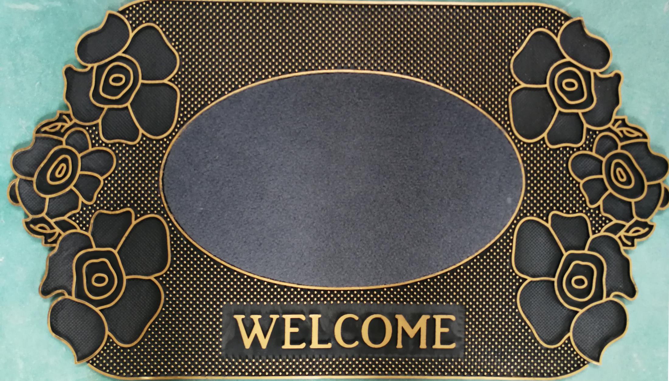Rubber welcome mat PVC foot mat rubber mat non-slip mat entry mat non-slip floor mat