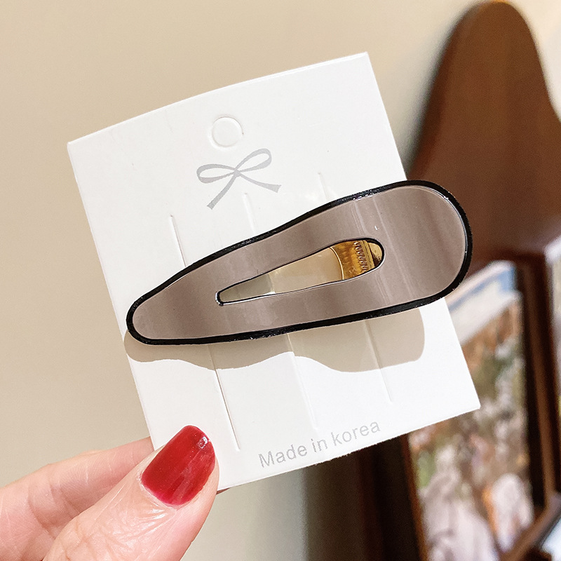 Black and White Wave Pattern Barrettes Side Seamless Hairpin Female Bangs Clip Word Clip Duckbill Clip Hair Accessory Clips Black and White Wave Pattern Barrettes Side Seamless Hairpin Female Bangs Clip Word Clip Duckbill Clip Hair Accessory Clips