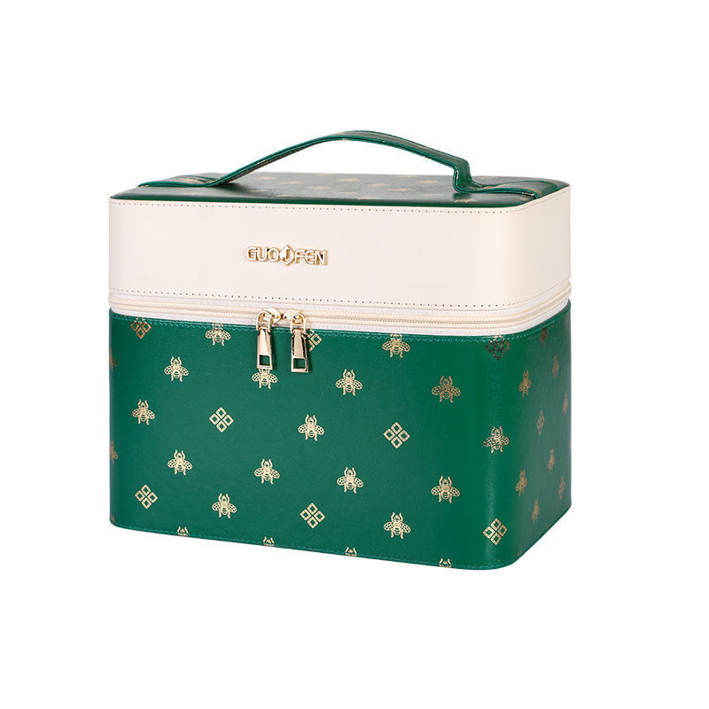 Cosmetic Bag Large Capacity Cosmetic Case Makeup Storage Box Hand-Carrying Multifunctional Internet Celebrity Cosmetics Storage Bag Cosmetic Case