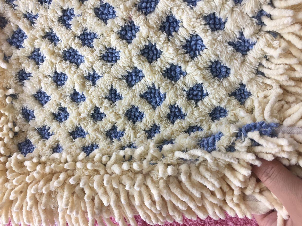 Cotton Chenille Bedroom Mat Door Mat Kitchen Living Room Bathroom Mat Thick Absorbent Non-Slip Mat