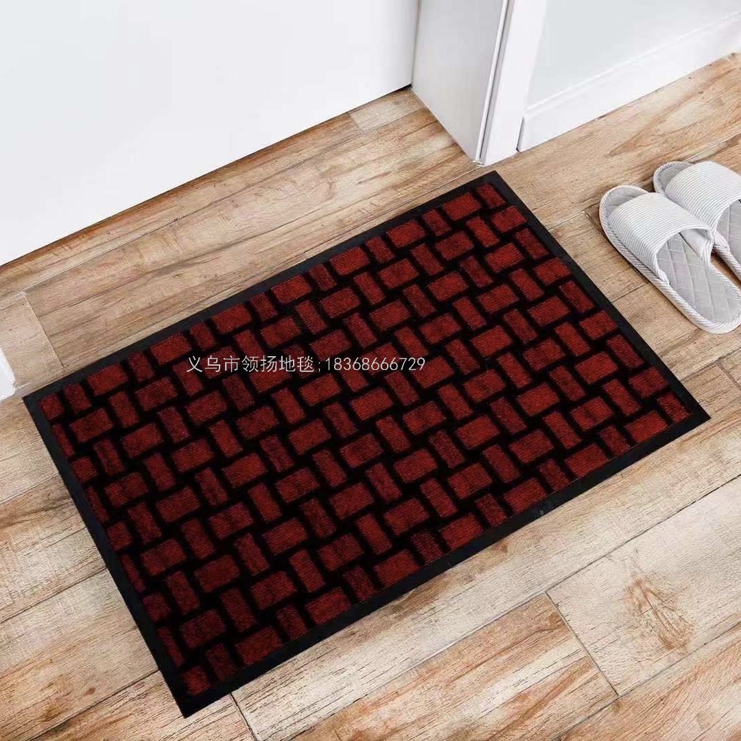 PVC Bottom (Festival Height) Striped Floor Mat Door Mat Non-Slip Floor Mat Striped Floor Mat Water-Absorbing Non-Slip Mat