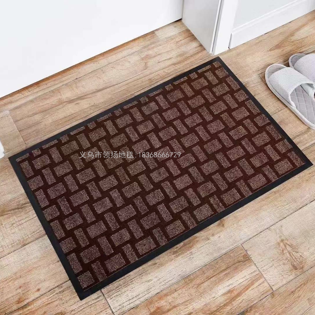PVC Bottom (Festival Height) Striped Floor Mat Door Mat Non-Slip Floor Mat Striped Floor Mat Water-Absorbing Non-Slip Mat