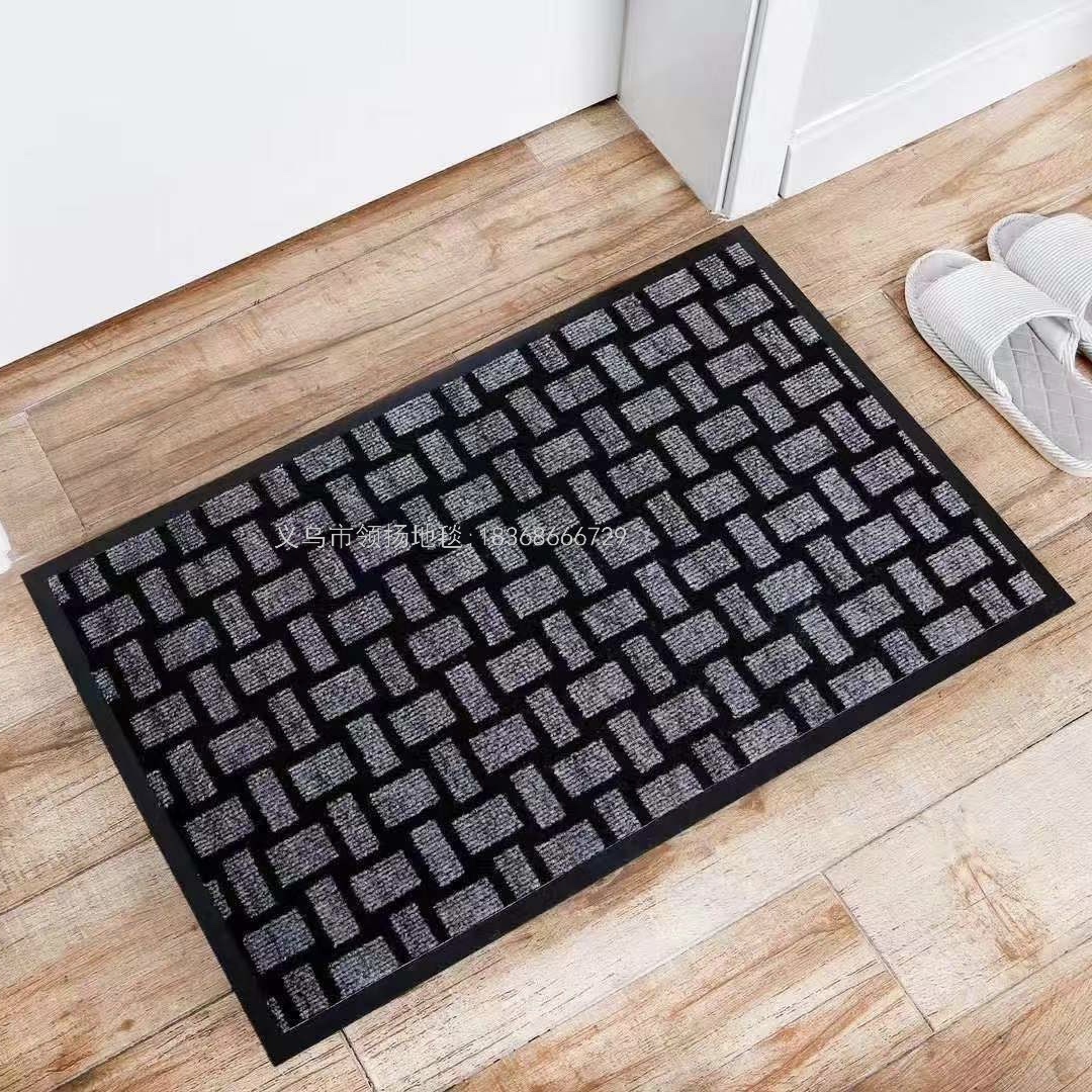 PVC Bottom (Festival Height) Striped Floor Mat Door Mat Non-Slip Floor Mat Striped Floor Mat Water-Absorbing Non-Slip Mat