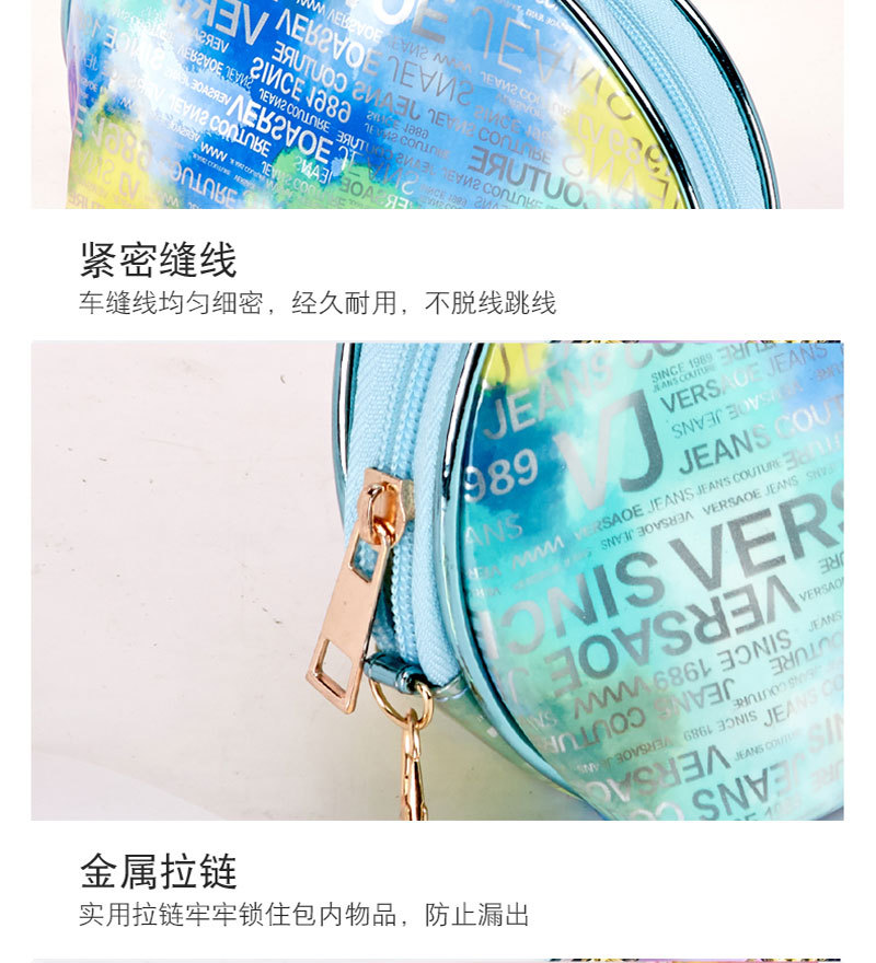 Marble Pattern Colorful Pu Cosmetic Bag Large Capacity Outdoor Travel Clutch Convenient Portable Storage Bag Wholesale