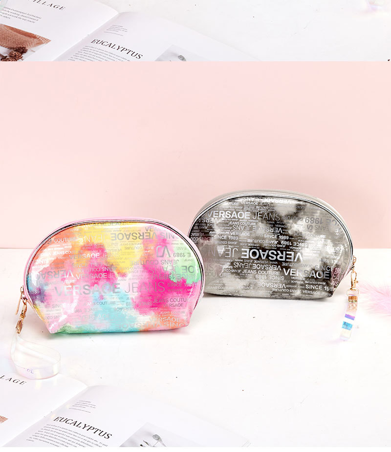 Marble Pattern Colorful Pu Cosmetic Bag Large Capacity Outdoor Travel Clutch Convenient Portable Storage Bag Wholesale