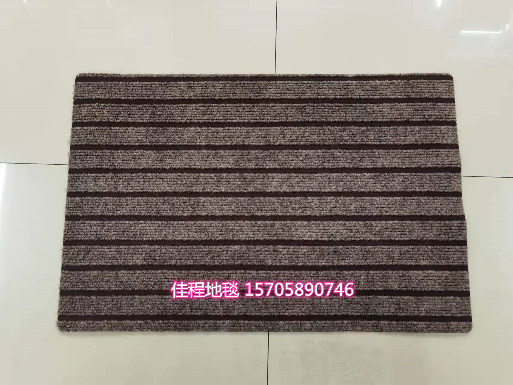 Foreign Trade Cheap Style Seamless 7 Stripe Mat Non-Slip Mat Foot Mat Door Mat Stripe Mat Water-Absorbing Non-Slip Mat