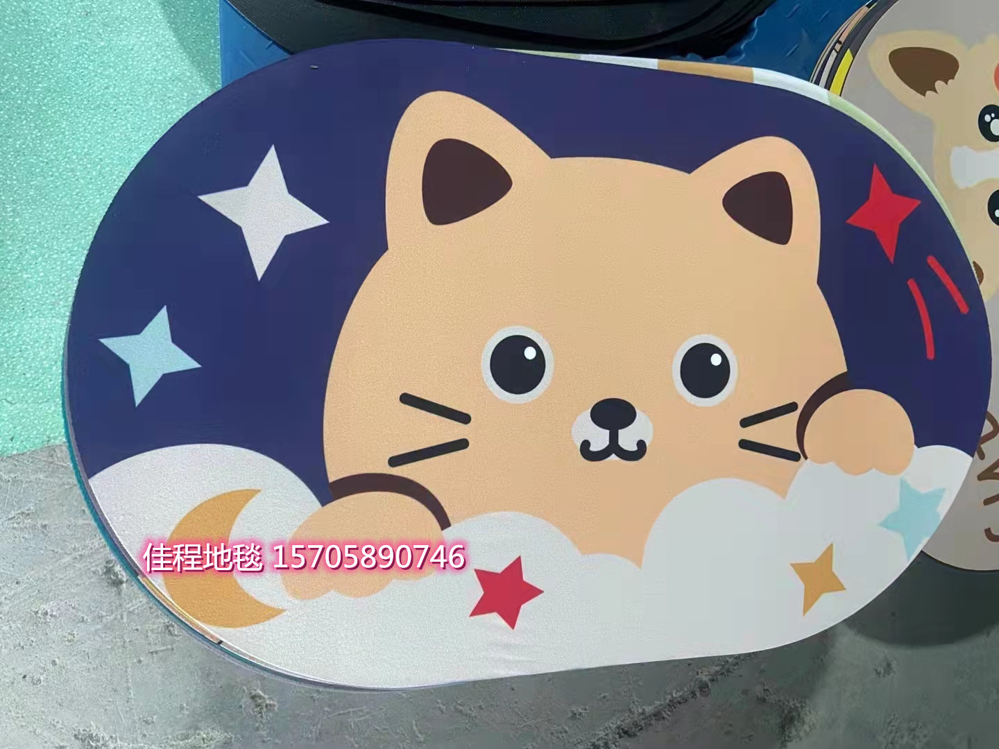 New Oval Cartoon Pattern Fast Water-Absorbing Non-Slip Mat 3D Printing Pad Quick-Drying Foot Mat Carpet Soft Diatom Mat New Oval Cartoon Pattern Fast Water-Absorbing Non-Slip Mat 3D Printing Pad Quick-Drying Foot Mat Carpet Soft Diatom Mat