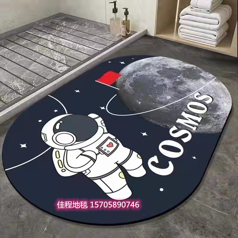 New Oval Cartoon Pattern Fast Water-Absorbing Non-Slip Mat 3D Printing Pad Quick-Drying Foot Mat Carpet Soft Diatom Mat New Oval Cartoon Pattern Fast Water-Absorbing Non-Slip Mat 3D Printing Pad Quick-Drying Foot Mat Carpet Soft Diatom Mat