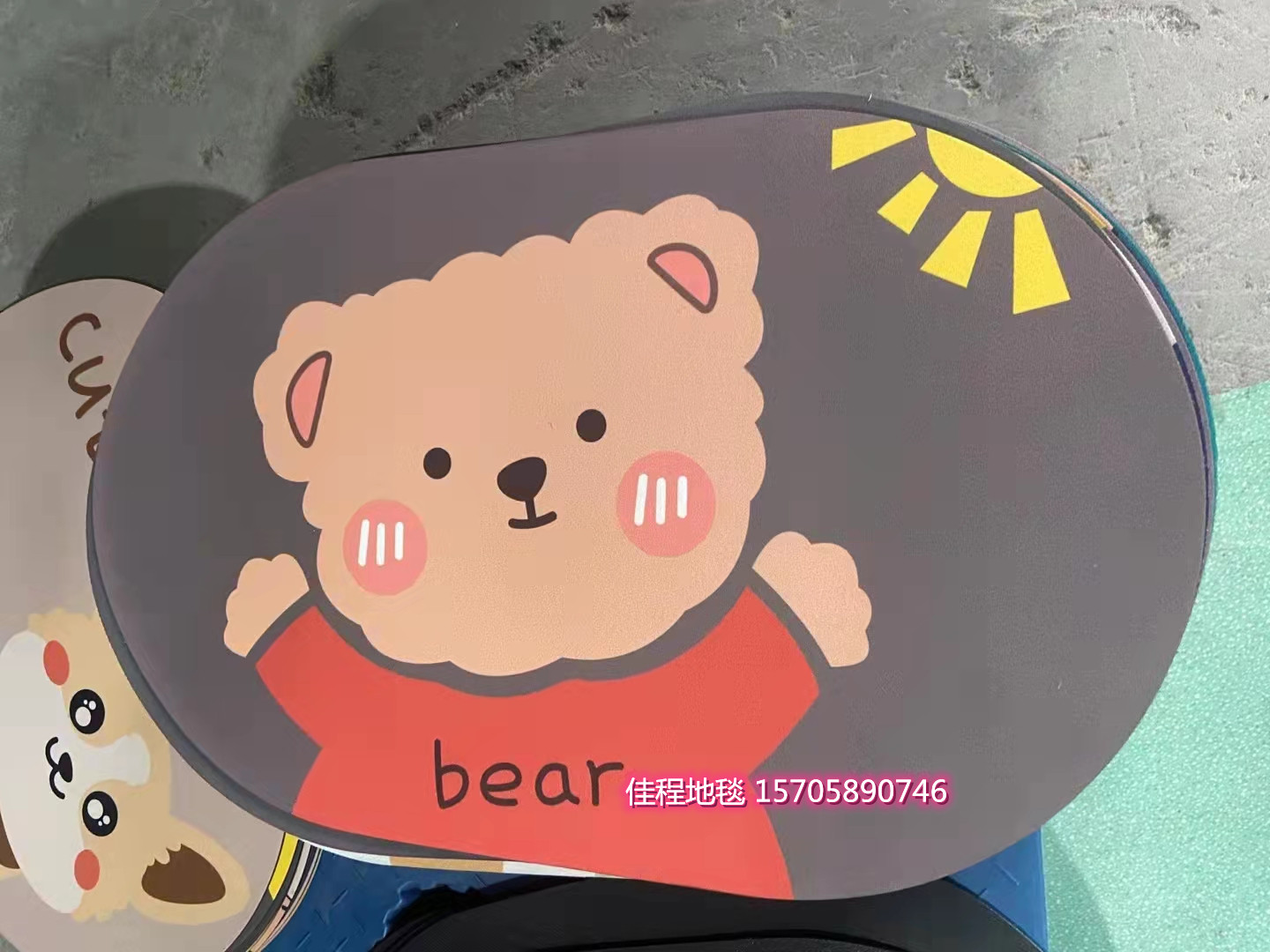 New Oval Cartoon Pattern Fast Water-Absorbing Non-Slip Mat 3D Printing Pad Quick-Drying Foot Mat Carpet Soft Diatom Mat New Oval Cartoon Pattern Fast Water-Absorbing Non-Slip Mat 3D Printing Pad Quick-Drying Foot Mat Carpet Soft Diatom Mat