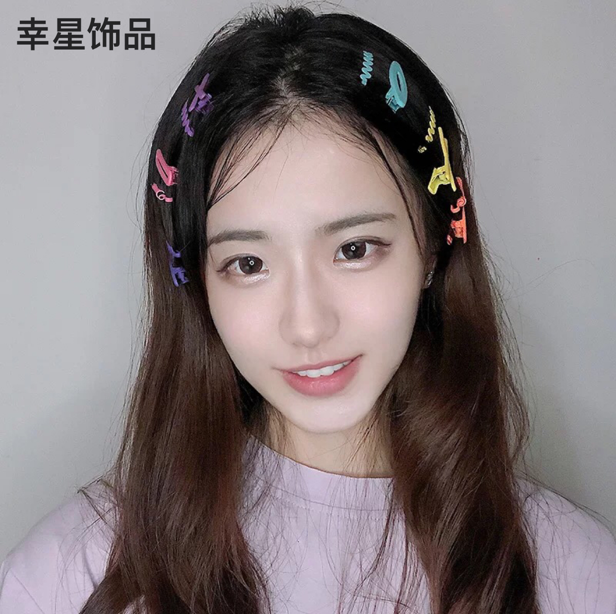 Candy Color Wave Barrettes Side Summer Bang Clip Word Clip Internet Celebrity New Hair Pin Clip Hairware