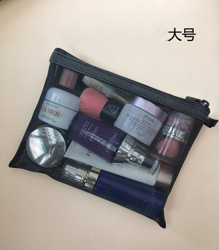 Simple Cosmetic Bag Small Lipstick Air Cushion Bag Storage Bag Portable Portable Mini Makeup Bag Mesh Transparent Bag Simple Cosmetic Bag Small Lipstick Air Cushion Bag Storage Bag Portable Portable Mini Makeup Bag Mesh Transparent Bag