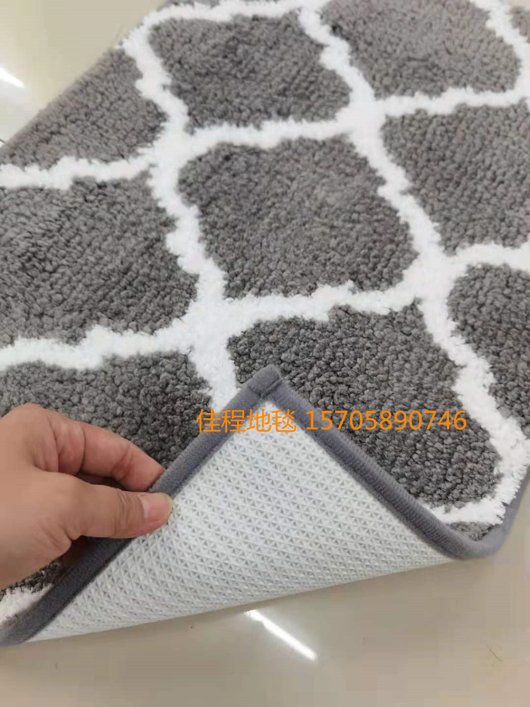 New Garland Microfiber Mat Carpet Mats Non-Slip Mat Microfiber Carpet Doormat Absorbent Mat Flocking Mat Foreign Trade