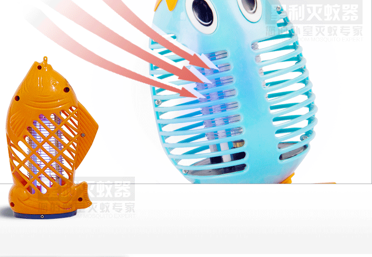 The cartoon penguin shocked the mosquito killer lamp home with no radiation. The cartoon penguin shocked the mosquito killer lamp home with no radiation.