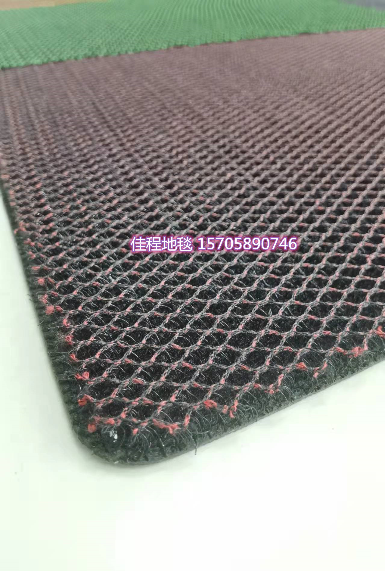 Solid Color Elastic Silk Floor Mat Honeycomb Mat Dirt Trap Mats Doormat and Foot Mat High Elastic Foot Mat Non-Slip Mat 