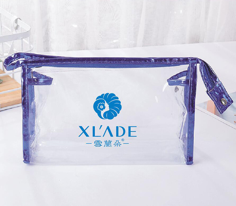Transparent Briefcase PVC Cosmetic Bag Korean Style Handbag PVC Storage Bag Wash Bag