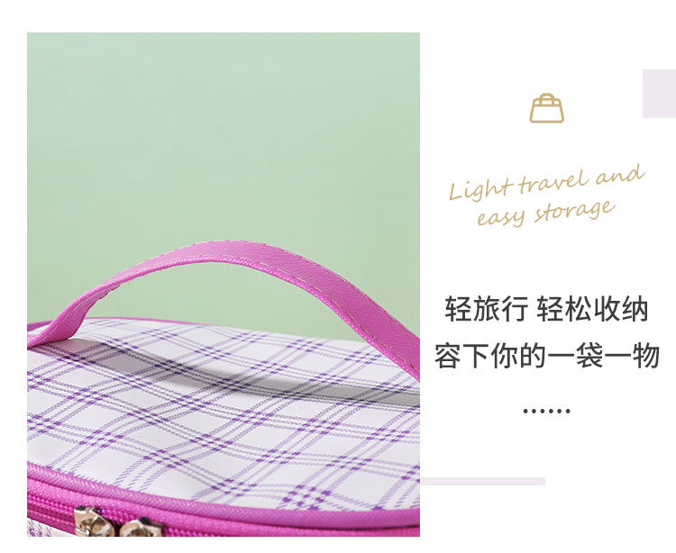 Factory Direct Sales New Large Capacity Portable Travel Cosmetic Bag round Barrel Cosmetic Storage PU Leather Waterproof Storage Bag