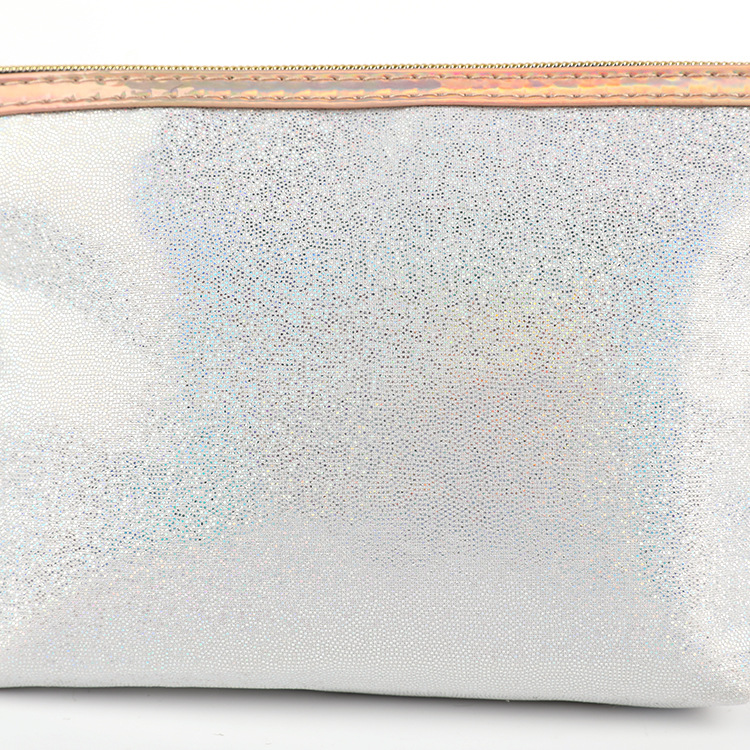 New Fashion Flannel Laser Indentation Cosmetic Bag Internet Celebrity Makeup Storage Bag Cross-Border Customization Night Club Style Cosmetic Bag