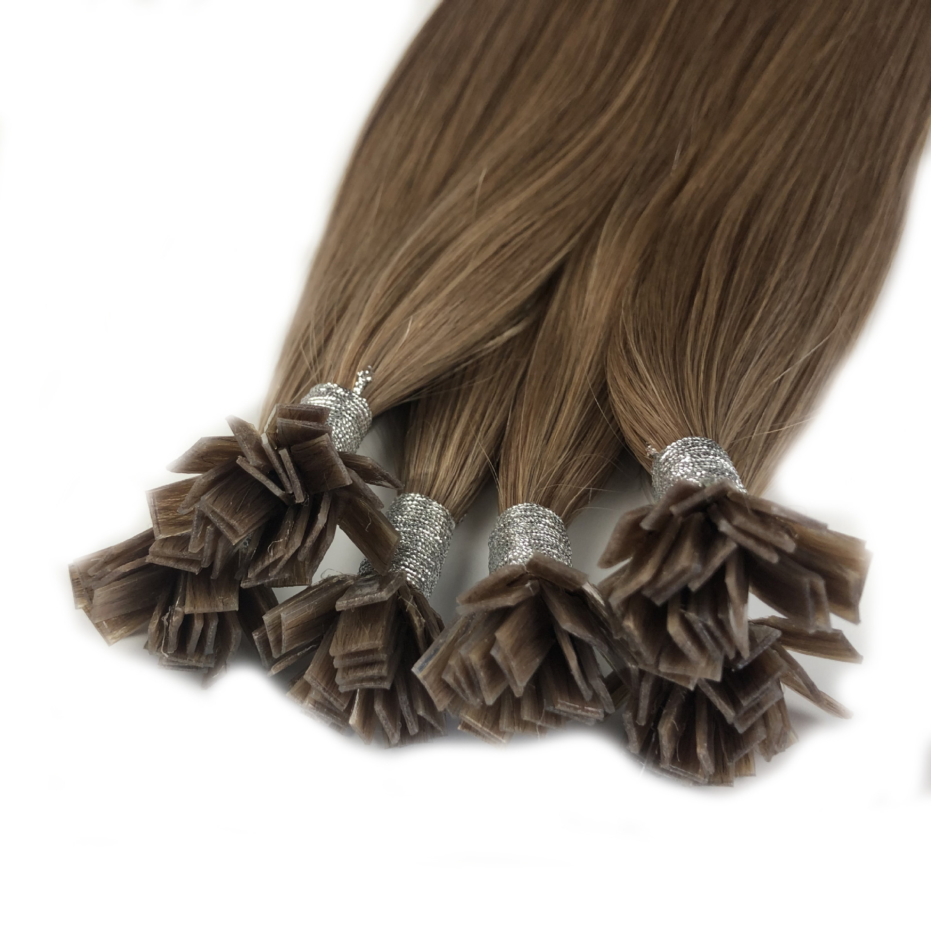 Cross-Border Human Wigs Seamless Straight Hair Extension Piece Flat Tip Hair Extension Hair Cross-Border Human Wigs Seamless Straight Hair Extension Piece Flat Tip Hair Extension Hair
