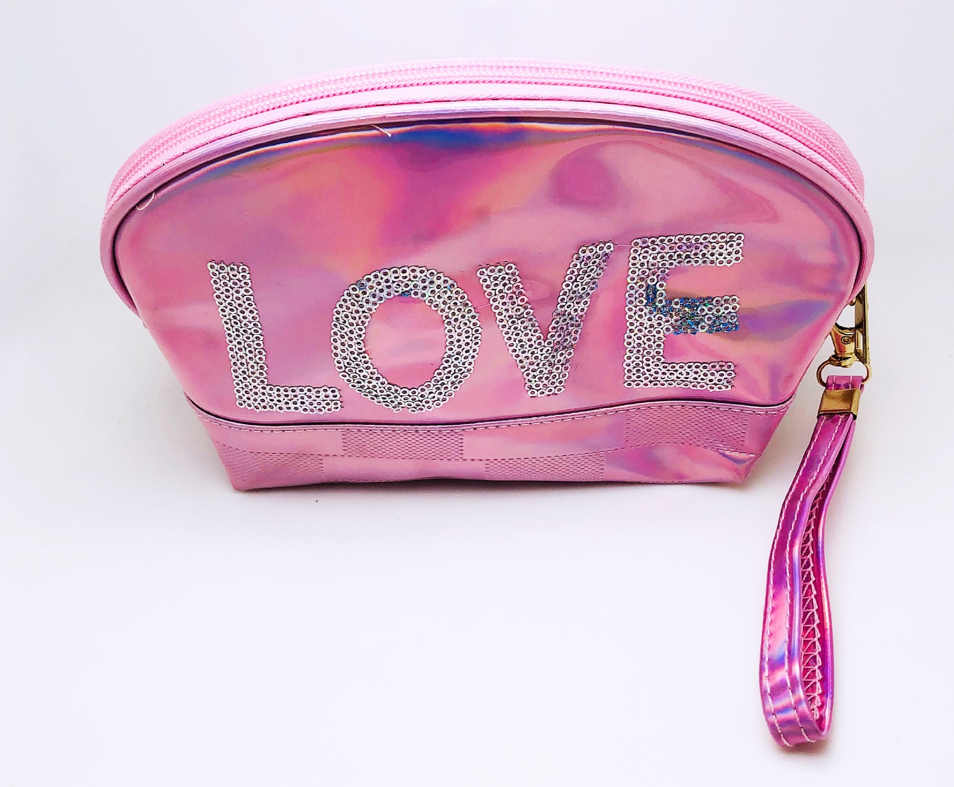 Exclusive for Cross-Border Cosmetic Bag Sequined Lei Se Gradient Logo Custom Spot Wash Bag Storage Bag Factory Direct Sales Exclusive for Cross-Border Cosmetic Bag Sequined Lei Se Gradient Logo Custom Spot Wash Bag Storage Bag Factory Direct Sales