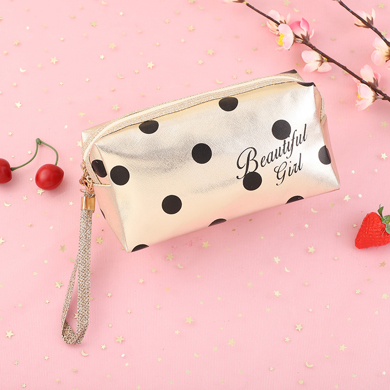 Factory Direct Sales Three-Dimensional Cosmetic Bag Cross Pattern Flat Bag Elegant Octagonal King Bag Storage Bag Customizable Wholesale