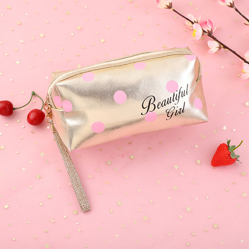 Factory Direct Sales Three-Dimensional Cosmetic Bag Cross Pattern Flat Bag Elegant Octagonal King Bag Storage Bag Customizable Wholesale