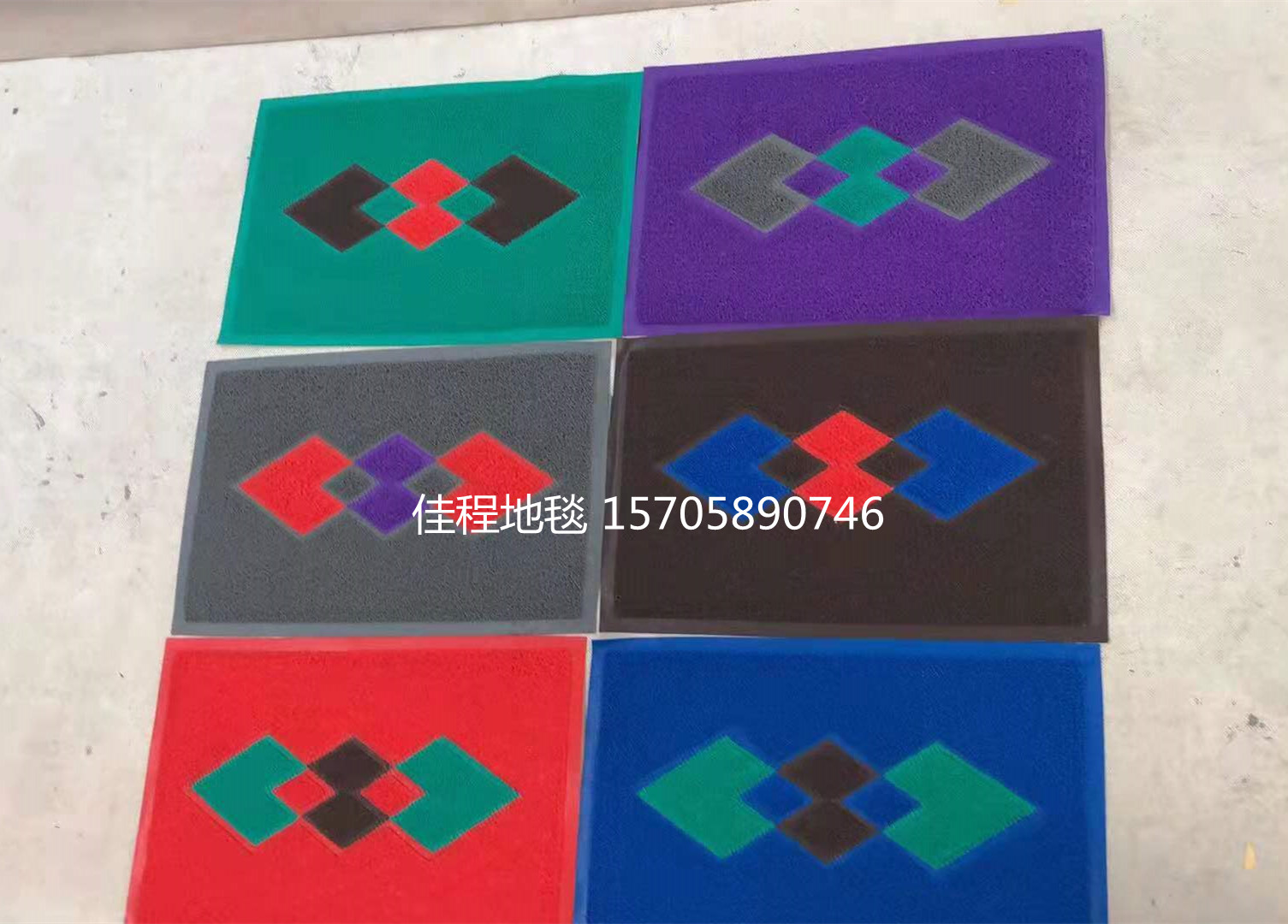 Thin Brushed Stitching Mat Non-Slip Mat Door Mat Floor Mat PVC Floor Mat Brushed Foot Mat Wire Ring Embossed Mat