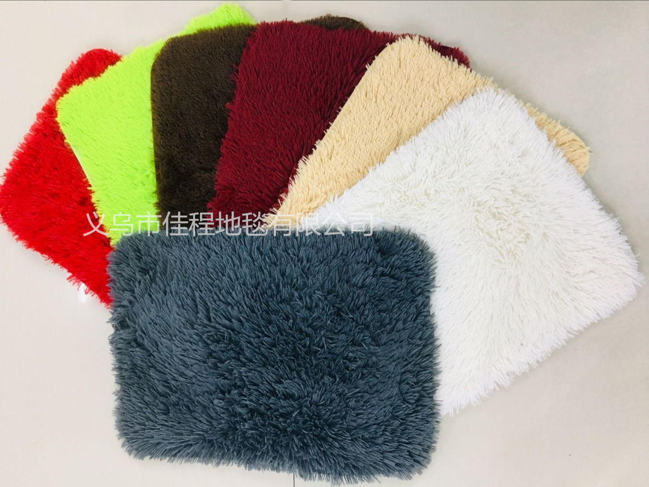 Monochrome Filament Wool Carpet Water-Absorbing Non-Slip Mat Bedside Blanket Living Room Blanket Bay Window Blanket mat