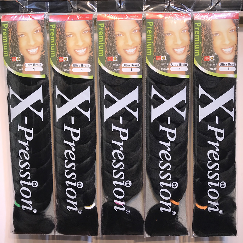 XPression African Black Dreadlocks Wig Color Big Braid Wig Chemical Fiber Big Braid Hair Extension XPression African Black Dreadlocks Wig Color Big Braid Wig Chemical Fiber Big Braid Hair Extension