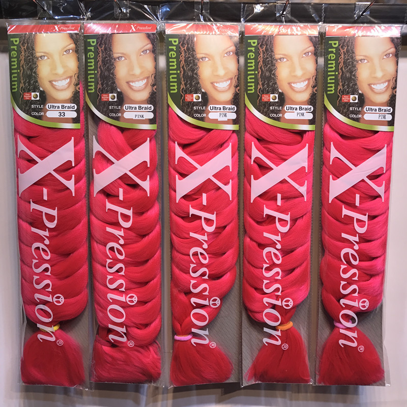XPression African Black Dreadlocks Wig Color Big Braid Wig Chemical Fiber Big Braid Hair Extension XPression African Black Dreadlocks Wig Color Big Braid Wig Chemical Fiber Big Braid Hair Extension