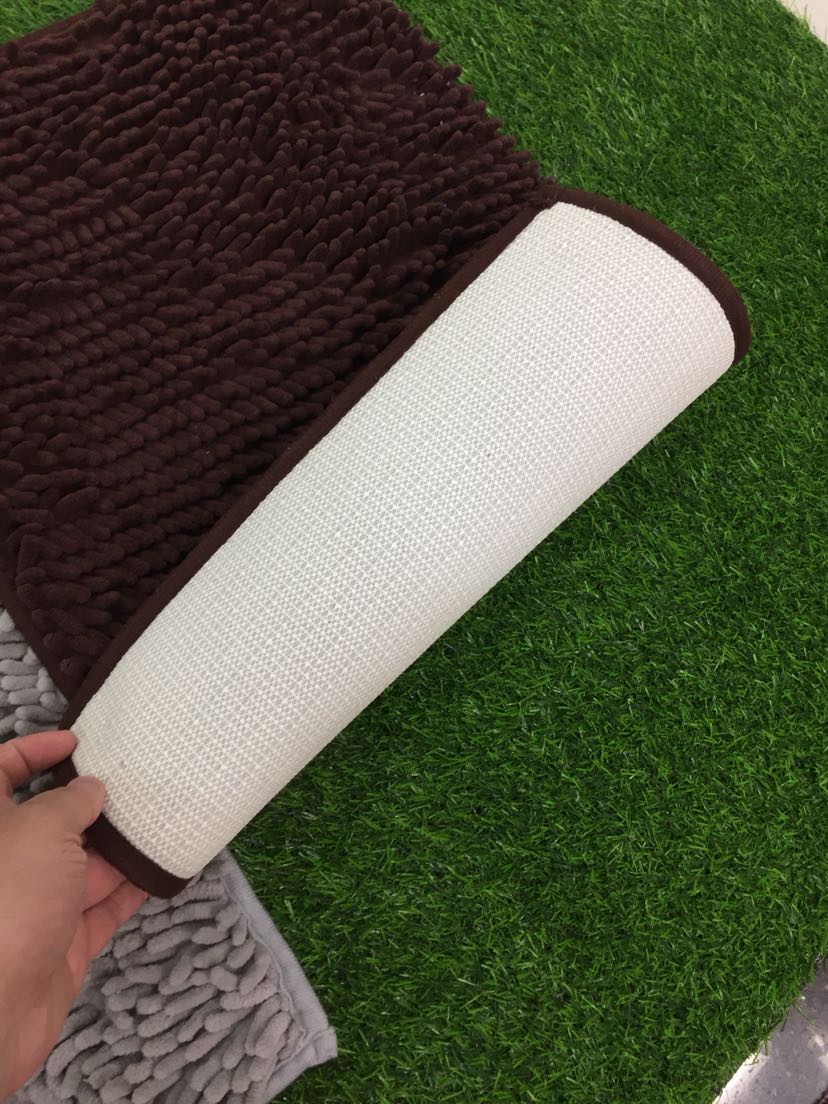 Chenille Floor Mat Bathroom Absorbent Floor Mat Carpet Bathroom Bathroom Entrance Door Pedal Non-Slip Mat Foot Mat Door Mat