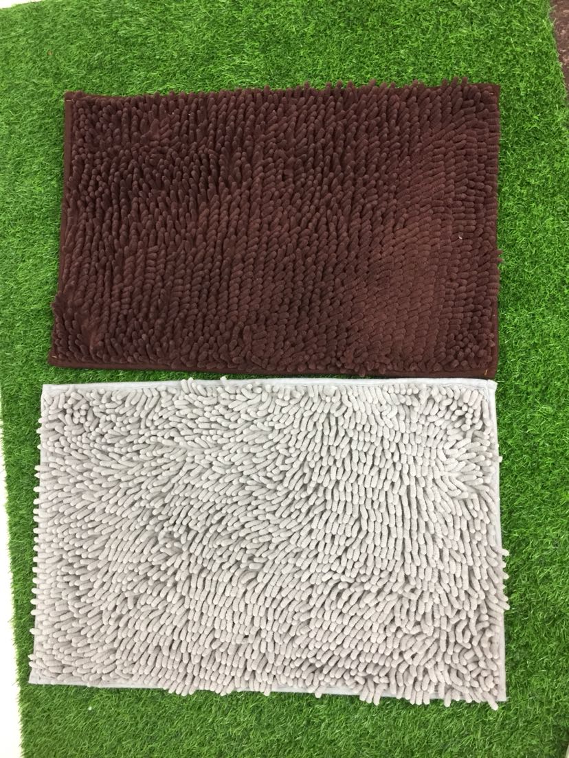 Chenille Floor Mat Bathroom Absorbent Floor Mat Carpet Bathroom Bathroom Entrance Door Pedal Non-Slip Mat Foot Mat Door Mat