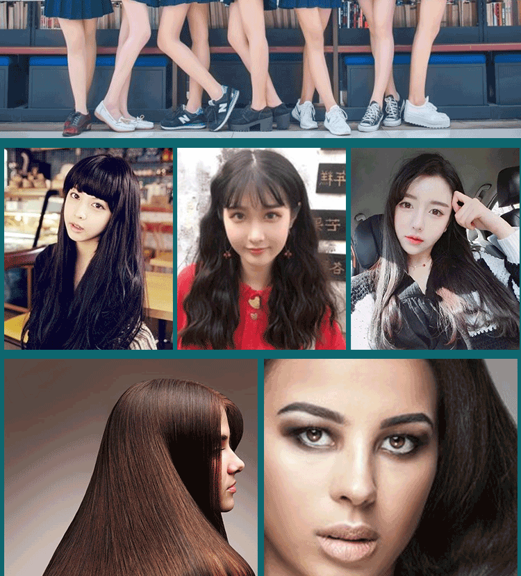 Elastic clasp Real hair Nano invisible Seamless extension of human hair can be dyed and ironed from the Connector hair piece