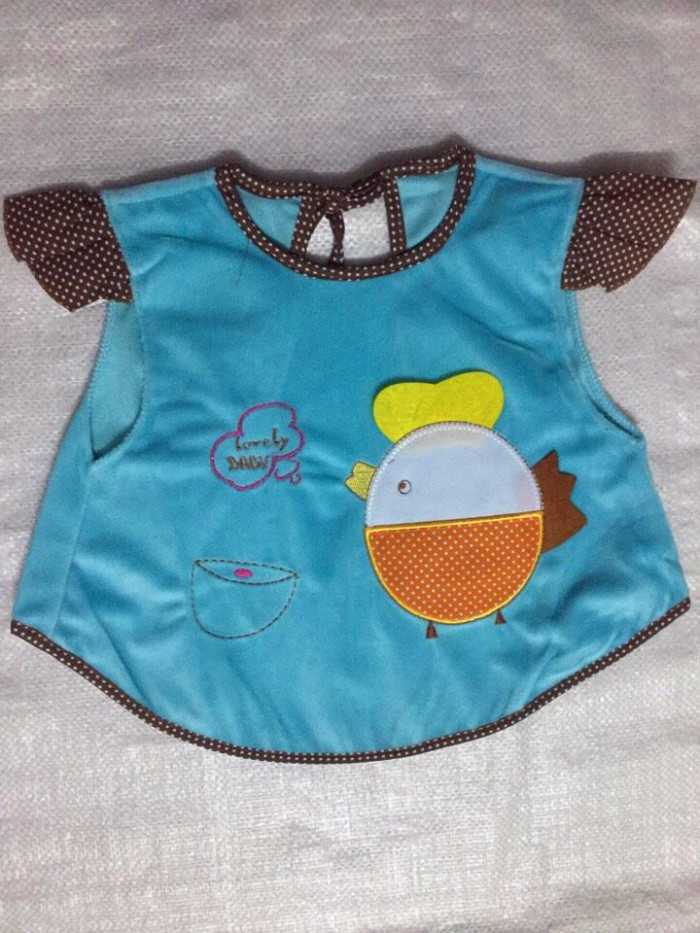 Crystal cashmere fashion cartoon cute kids apron sleeveless smock waterproof apron apron Crystal cashmere fashion cartoon cute kids apron sleeveless smock waterproof apron apron