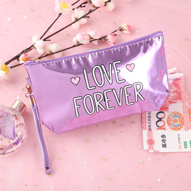 SOURCE Supply Cosmetic Bag Large Capacity High Cold Leather Cosmetics Storage Bag New Ladies Bag Wash Bag Wholesale